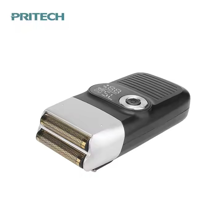 PRITECH 2-in-1 Elektrischer Haarschneider LCD-Display USB wiederaufladbar Wasserdichter Glatzenrasierer für Männer | RSM-1699 