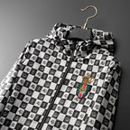 Herren Bomberjacke Jogging Kapuzenmantel Streetwear Slim Casual Dünne Jacke | D208-JK83001 