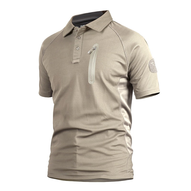 Combat Quick-Dry Tactical Polo Atmungsaktives Kurzarm-Sommershirt für Outdoor-Aktivitäten |