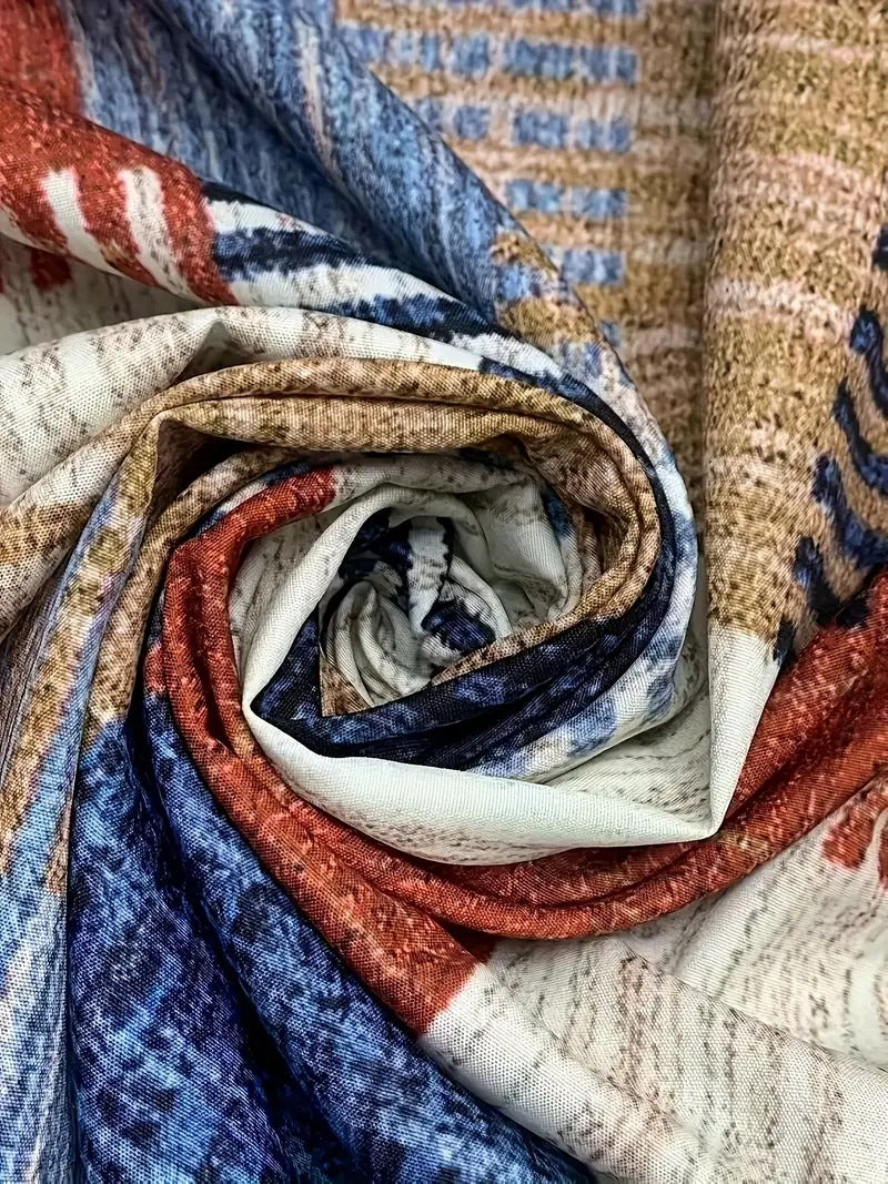 Sommer Essential Herren Kurzarmhemd mit 3D-Druck, knitterfrei, übergroß, lässig, Button-Up | F170P1016 