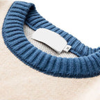 Herren Pullover Winter Schnee Berg Pullover O-Ausschnitt Lockerer Pullover Wolle Langarm Sweatshirt | 231026-7