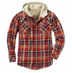 Hochwertiger leichter Flanell-Hoodie für Herren – Stilvolle Hemdjacke aus Baumwolle für lässigen Komfort | SY0093 