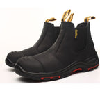Zhengu Composite Toe Safety Shoes European Standard Slip-On Work Boots Anti-Puncture & Electrical Hazard Protection | L603