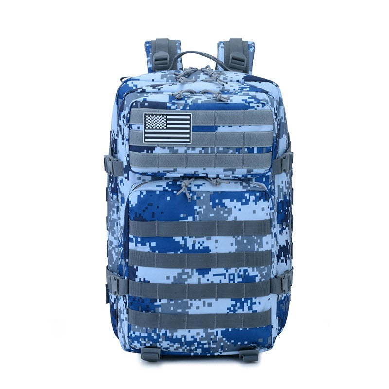 Neue Trending Tragbare Molle Tasche 45L Berg Reise Gepäck Oxford Taktische Rucksack 