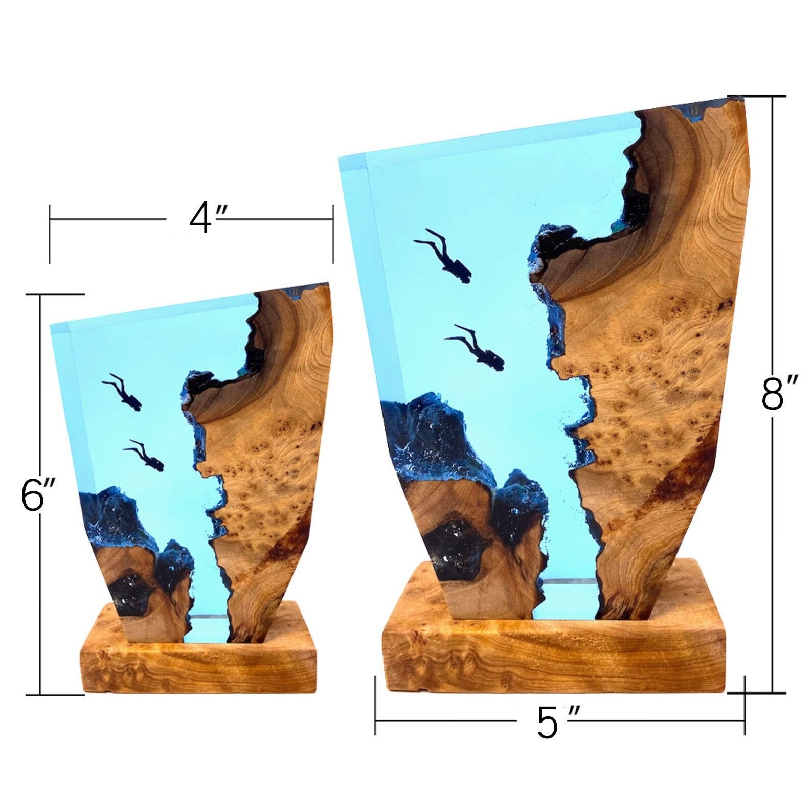 Wohndekor Moderne 3D-LED-Nachtlichter Tischlampe für die Heimdekoration | 06-1 