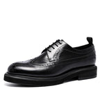 Men's Genuine Leather Dress Shoes | Premium Wedding & Business Formal Shoes - Elegant & Comfortable | 23558
