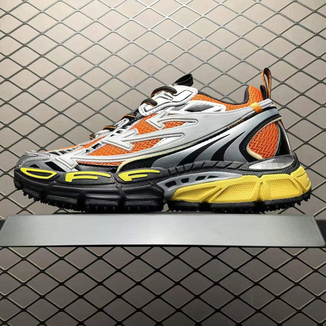 Off-White Premium Chunky Dad Sneakers Unisex Thick-Sole Casual Shoes Arrow Design Height-Increasing Trainers