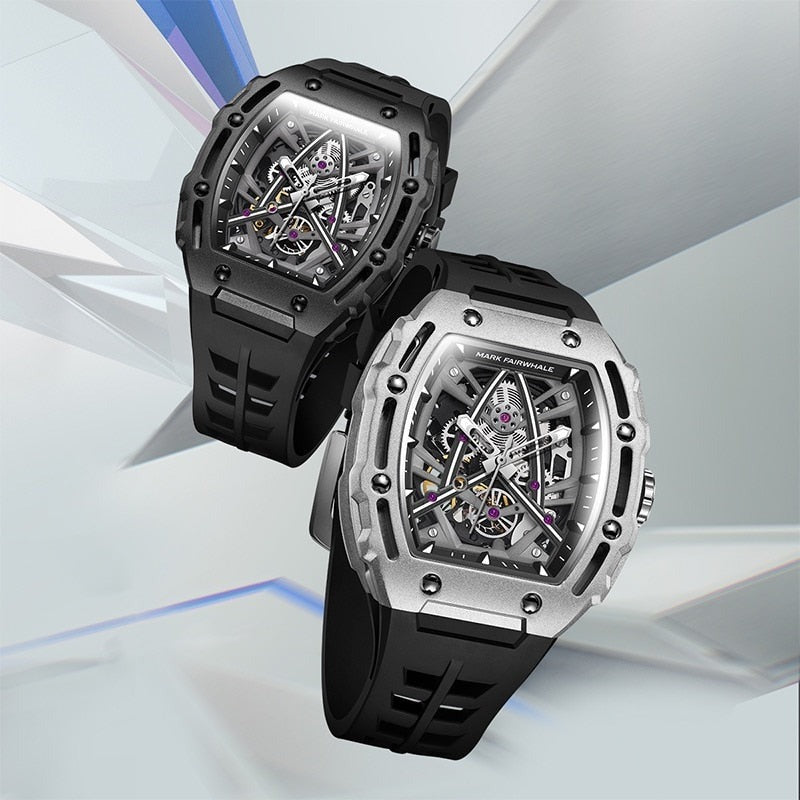 Luxuriöse mechanische Herrenarmbanduhr mit Saphirglas, wasserdicht, Automatikuhr | 6650 