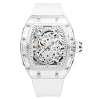 Herrenuhren Luxus Transparente tonnenförmige hohle automatische mechanische Uhr | K-2015A 