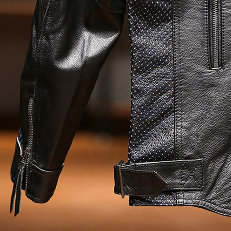 Hochwertige echte Rindslederjacke Lokomotive Reitjacke Mantel Tide | HA115 