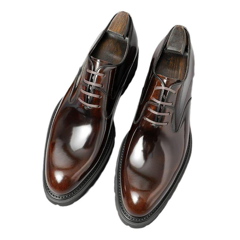 Men's Genuine British Leather Premium Dress Shoes for Suits Luxury Business Oxford Boots | 770536