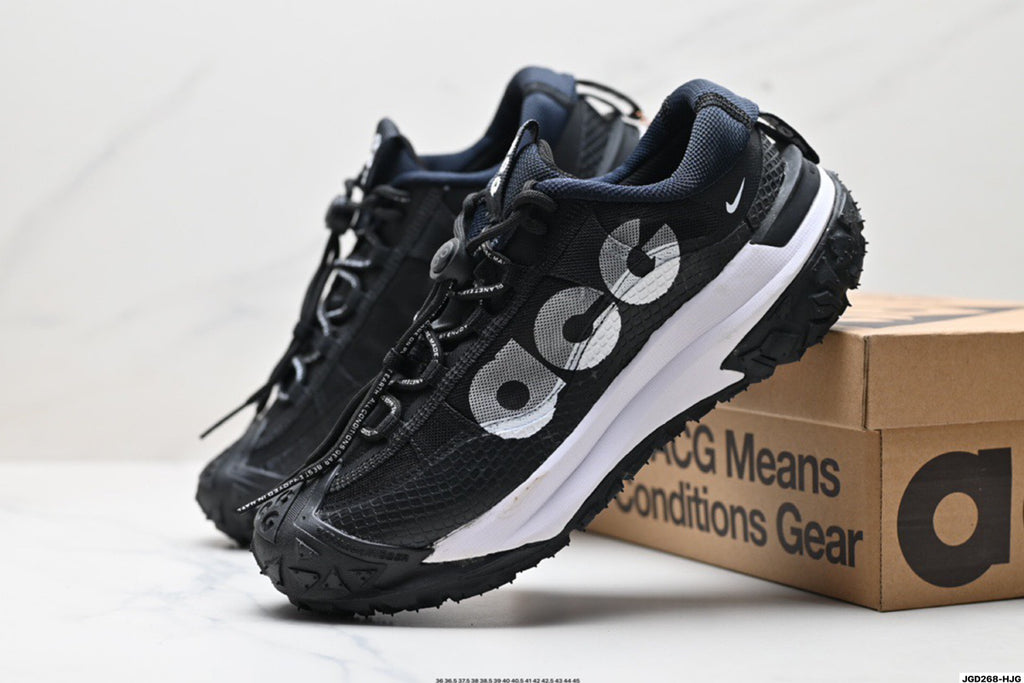 ACG Mountain Low-Top Hiking Shoes | Water-Resistant Leather & Fabric Trail Runners | Anti-Slip Outdoor Sports & Travel Sneakers | 666