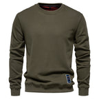 Winterdicker Pullover mit Rundhalsausschnitt, einfarbig, langärmelig, warm, schmaler Pullover | HD156 