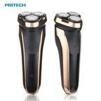 PRITECH Dreifach-Rotationsrasierer für Männer, 1200 mAh, wiederaufladbarer elektrischer Rasierer mit Präzisionsschnitt | RSM-1775 