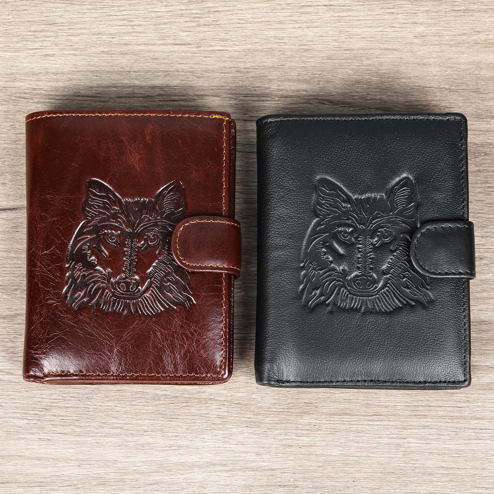 Antimagnetische RFID-blockierende Echtleder-Geldbörse für Herren, schmales Kartenetui und Geldbörse | 1131 