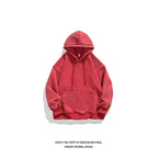 Unisex Heavy French Terry Bonded Fleece Hoodie Dicker Vintage Distressed Washed Pullover | A042-23XW99282 
