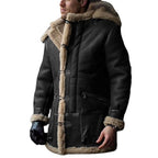 Herren Winter Lässig Warm Dick Parka Oberbekleidung Plus Size Pelzjacke Mäntel | 3258# 