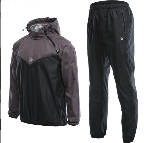 Hochwertiger Saunaanzug für Herren, Saunajacke, Hose, Trainingsanzüge fürs Fitnessstudio | TC2882 
