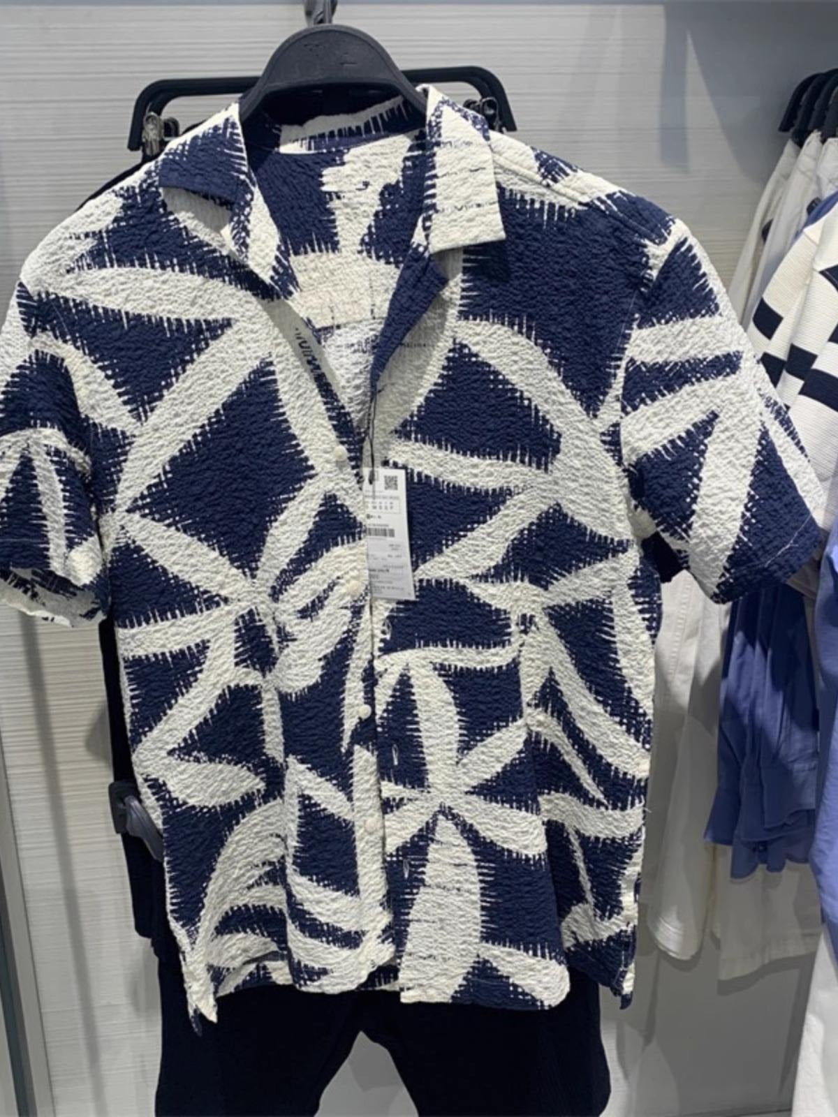 Designer-Baumwollhemd für Herren – Luxus-Stickerei Chemise Pour Homme | ZH-8328 