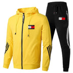 Herren Trainingsanzug | Reißverschluss Hoodies | Jogginghose Jogging-Set 