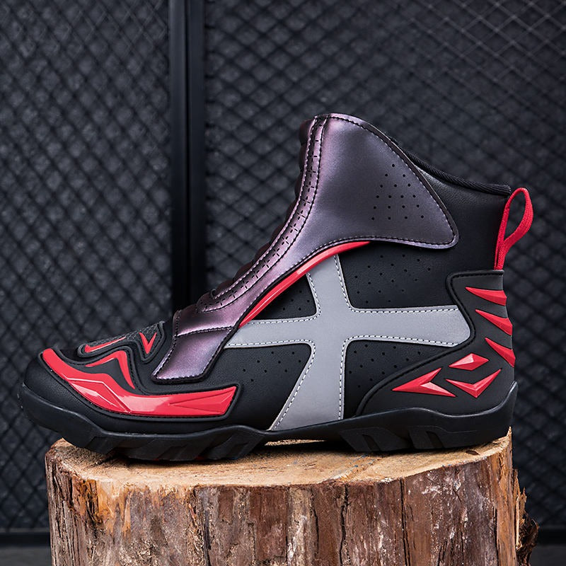 Hochwertige wasserdichte Herren-Turnschuhe für Offroad-Motorradschuhe - Renn- und Reise-Reitschuhe | QK258 