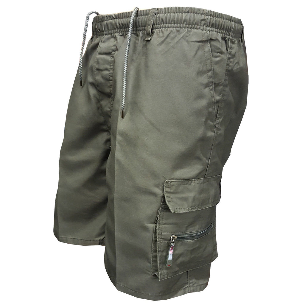 Neue Cargo-Kampfshorts mit elastischer Taille, lässige Sommer-Halbhose | 316 