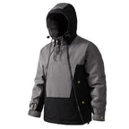 Men's Winter Down Jacket Color Block Puffer Coat Winter Cargo Down Camping Jackets |