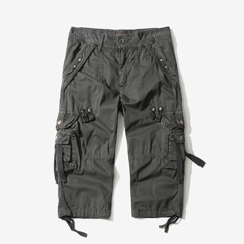Neue Cargo-Shorts für Herren, lang, knielang, Freizeithose | 5820 