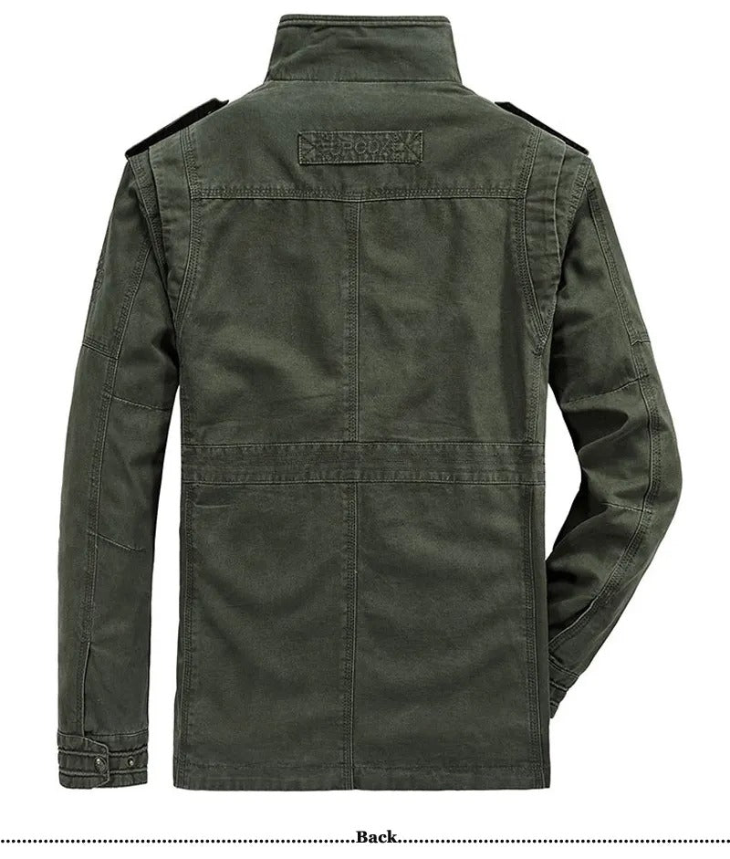 Veste de pilote en coton grande taille pour homme, veste de bombardier streetwear, veste cargo de vol, blazer d'extérieur | CDX8255 