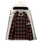 Winterjacke mit Kapuze, lässig, warm, dick, Windjacke mit Kapuze | 8889 