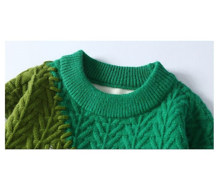 Herren Winter Casual Pullover Rundhals Strickpullover | 2410-WE24606 