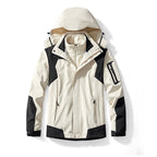 Unisex Wintersport Wandern Bergfüllung Baumwolle Polarfleece Drei-in-Eins Outdoor Wanderjacke | 