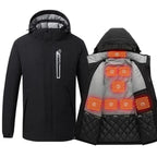 Herren USB-Elektroheizung Winter Fleece-Innenjacke Mäntel Dicke warme lässige USB-beheizte Premiumjacke | 993 