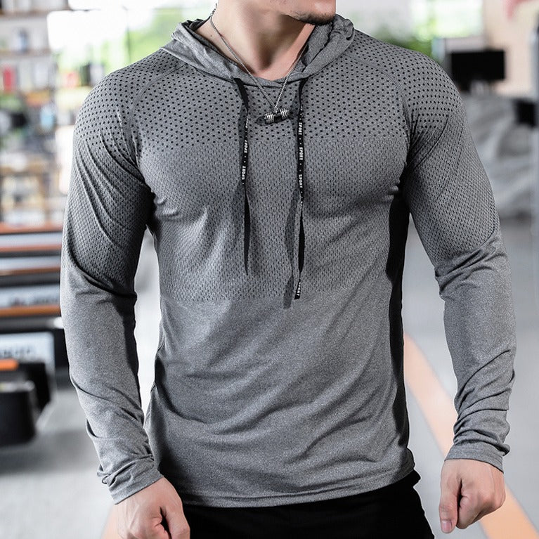 Herren Fitness Laufen Sport Hoodie Gym Kapuzenpullover Muskeltraining Sweatshirt Tops | 61139 