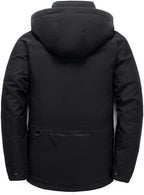 Wasserdichte Winter-Daunenjacke für Herren, weiße Entendaunen, Parkas, mittellang, dick, warm, Mantel | DJ046 