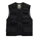 Herren Multi Taschen Cargo Weste Angeln Pullover Für Klettern Camping Wandern Sommer Weste Top 