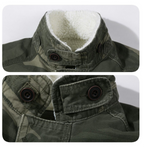 Weiche Premium-Fleecejacke für Herren – Winddichter Camouflage-Outdoor-Mantel mit dickem Plüsch-Innenfutter für ultimative Wärme | 318 