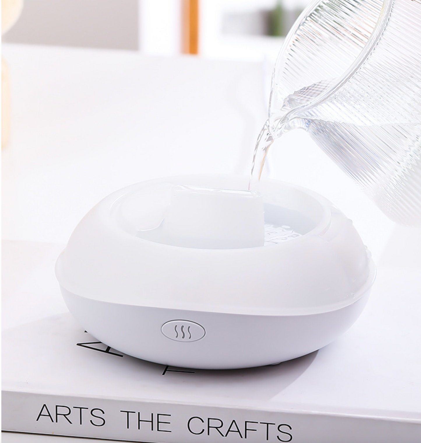 Aromatherapie-Diffusor mit realistischem Flammeneffekt – 7-farbiger LED-Luftbefeuchter mit USB-Stromversorgung für Zuhause, Büro und Schlafzimmer | SD13 