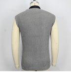 Stilvolle Herren Wollstrickweste Slim Fit Wollweste Perfekt für Herbst &amp; Winter | SY0163 