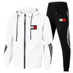 Herren Trainingsanzug | Reißverschluss Hoodies | Jogginghose Jogging-Set 