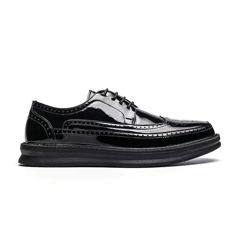 Herren Formelle Lederschuhe Kleid Hochzeit Oxford Brogue Männliche Schuhe Arbeitsstiefel 