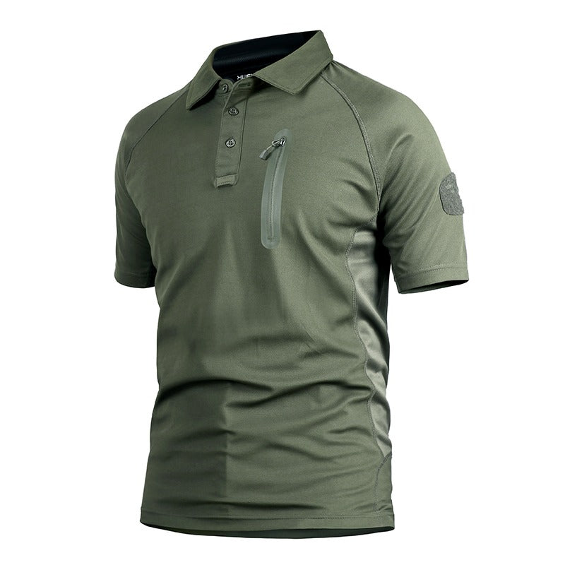 Combat Quick-Dry Tactical Polo Atmungsaktives Kurzarm-Sommershirt für Outdoor-Aktivitäten |