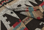 Herren Vintage Loose Fit Ethnic Aztec Geometric Print Shirt Top Pocket Woolen Shacket Plus Size Jacke | SYG-2580 