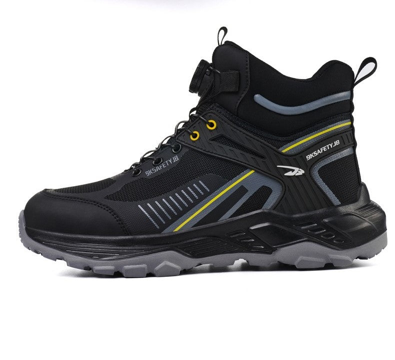Men's High-Top Safety Boots Anti-Smashing, Anti-Piercing, Winter Comfort Breathable Shoes | 7929