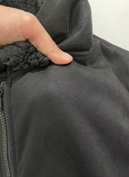 Herren Wintermantel aus Kunstpelz – Dicke, warme Jacke aus Wolle und Leder für ultimativen Komfort | D3763 