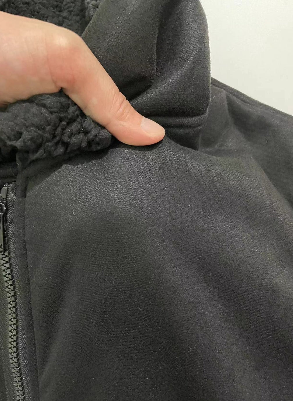 Herren Wintermantel aus Kunstpelz – Dicke, warme Jacke aus Wolle und Leder für ultimativen Komfort | D3763 