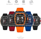Herren Luxus Top Marke Quarz Sport Uhren Silikon Armband Chronograph Armbanduhren | MF0399G 