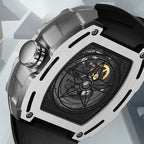 Luxuriöse mechanische Herrenarmbanduhr mit Saphirglas, wasserdicht, Automatikuhr | 6650 