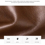 Premium Pferdeleder Business Leder Schultertasche Crossbody Messenger Top Handle Handtasche | 6059 