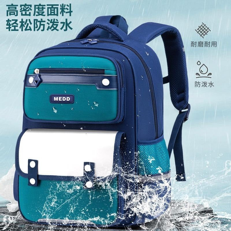 Sac à dos d'école pour enfants, sac d'étudiant en toile, sac pour ordinateur portable imperméable | 2819 